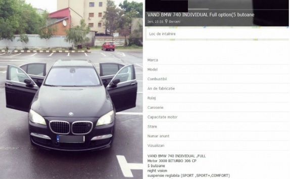 O bombă sexy de la noi își vinde bolidul. Cine este blonda și cât vrea pentru mașină