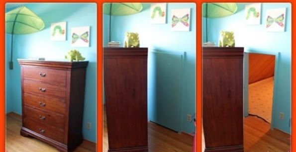 Abia se mutaseră. Au găsit o uşă secretă după comodă. Au deschis-o şi nu le-a venit să creadă că...