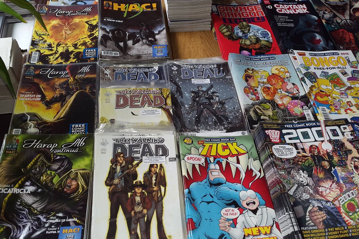 Mii de benzi desenate, oferite gratuit de Free Comic Book Day 2016