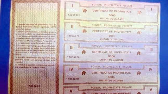 Ai primit cupoane de privatizare în anii `90? Uite unde poți suna să vezi ce valoare au acum
