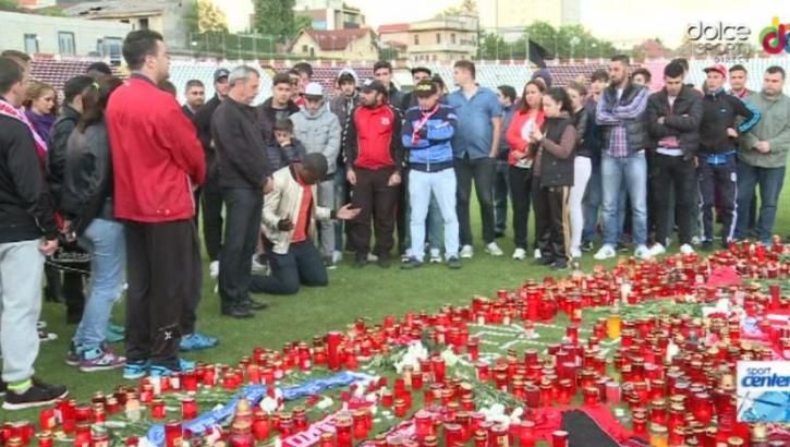 Fratele lui Patrick Ekeng a ţinut un discurs emoţionant în "Ştefan cel Mare": "Vă mulţumesc!"