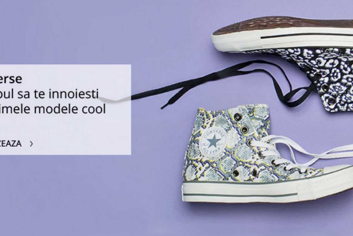 Fashion Days – Reduceri de 50% la tenesii Converse. Care sunt cele mai tari modele