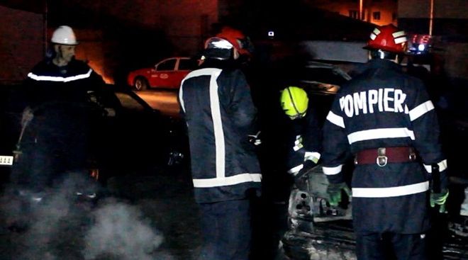 Mână criminală la Gherla? O mașină a ars ca o torță