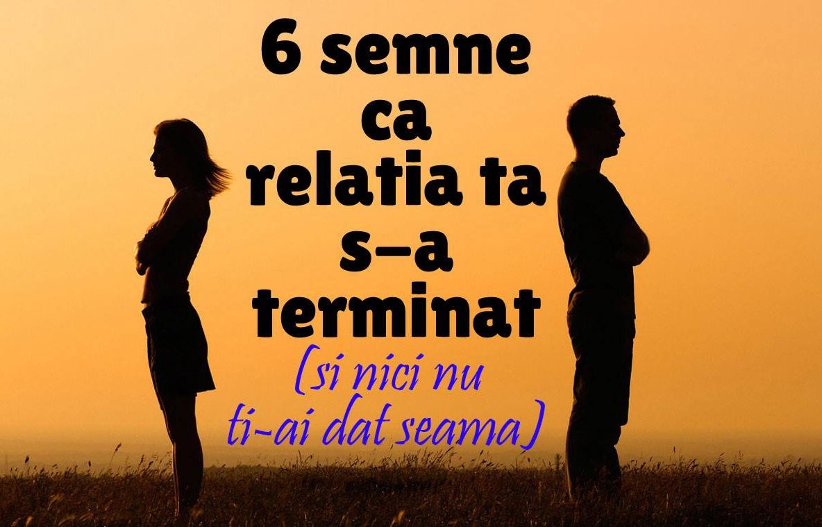 6 semne că relația ta s-a terminat
