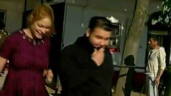 O imagine neaşteptată. Valentina Pelinel, împreună cu fiul lui Cristi Borcea în vizită la închisoare