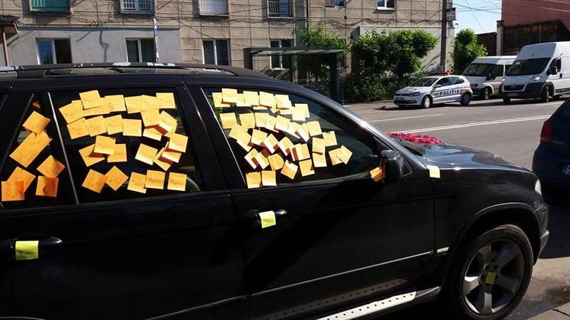 Gestul extrem, dar romantic, al unei tinere din Cluj. Ce a făcut cu mașina iubitului