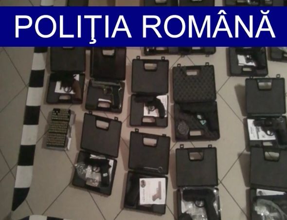 Traficanți de arme italieni prinși într-un hotel de lux din Capitală(FILMUL REȚINERII)