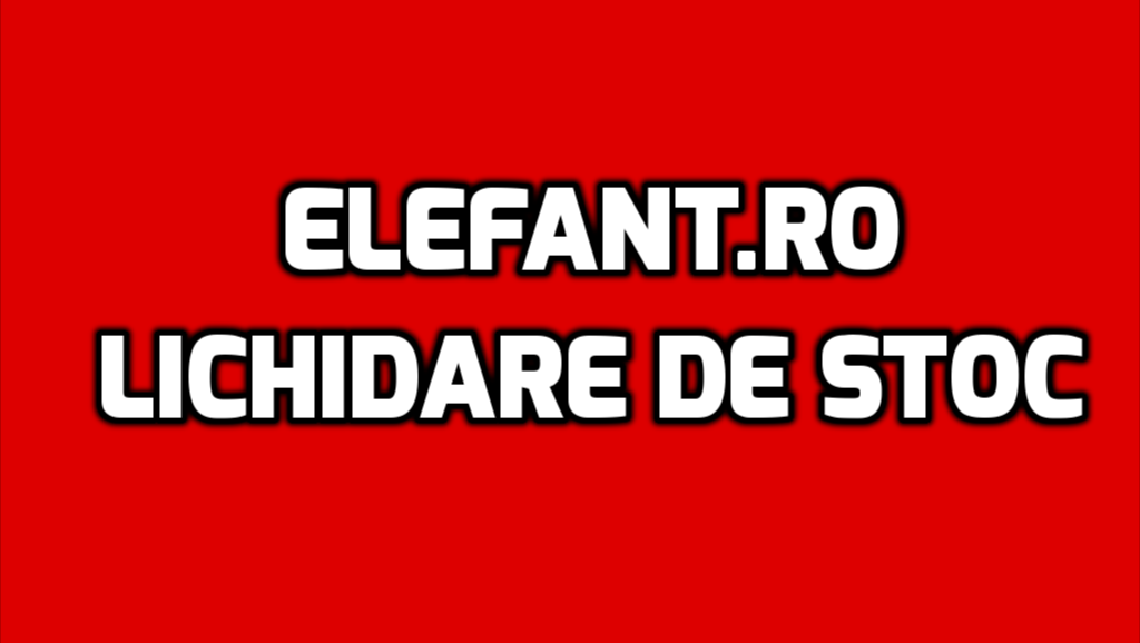 Elefant.ro – Lichidari de stoc si reduceri de 50-60% pentru mai multe produse 