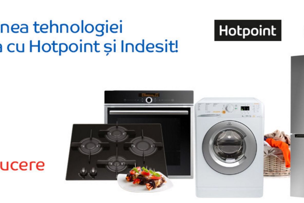 eMAG – Promotie uriasa pentru electrocasnicele Indesit si Hotpoint