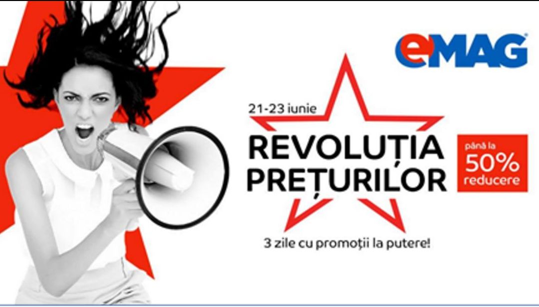 eMAG – Revolutia preturilor – Oferte ca de black friday la cel mai mare magazin online