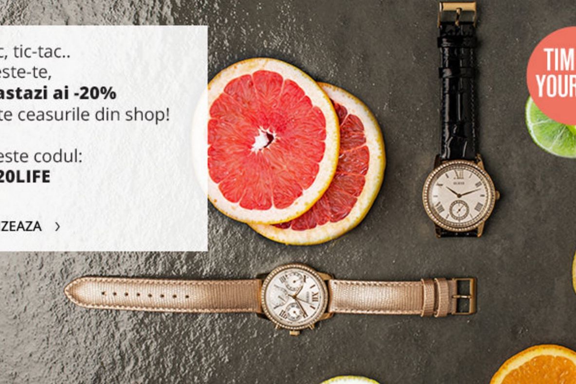 Fashion Days – Reducere 20% pentru ceasurile de dama – 5 modele care chiar merita