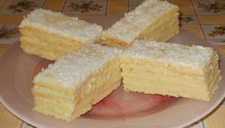 Prăjitură irezistibilă cu cremă de lămâie. Gata în 30 de minute!