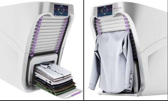Revoluționar! S-a inventat mașina automată care calcă și împăturește rufele. Cum funcționează
