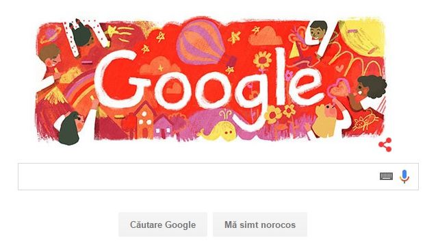 Ziua Copilului 2016. Google aniversează Ziua Copilului cu un Doodle special