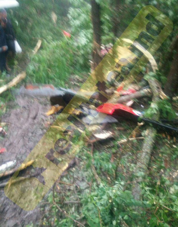 FOTO. Primele imagini de la locul în care s-a prăbuşit elicopterul SMURD