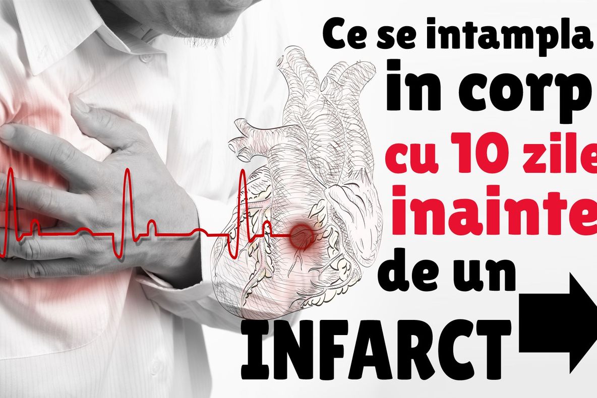 Uite ce se întâmplă în corpul uman cu 10 zile înainte de un ATAC DE CORD