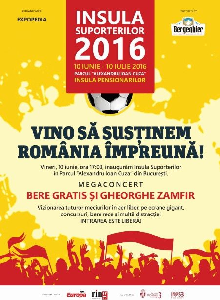 Insula Suporterilor. Pune-ți echipamentul de suporter și vino să susținem împreună România!
