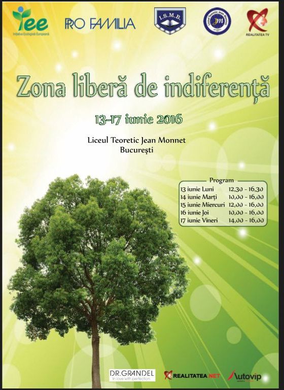 Lavinia Șandru deschide ”Zona liberă de indiferență”, educație ecologistă pentru elevii bucureșteni