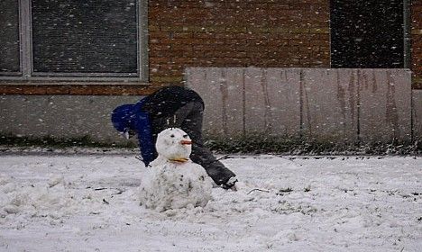 Iarna s-a întors în forță în această țară europeană