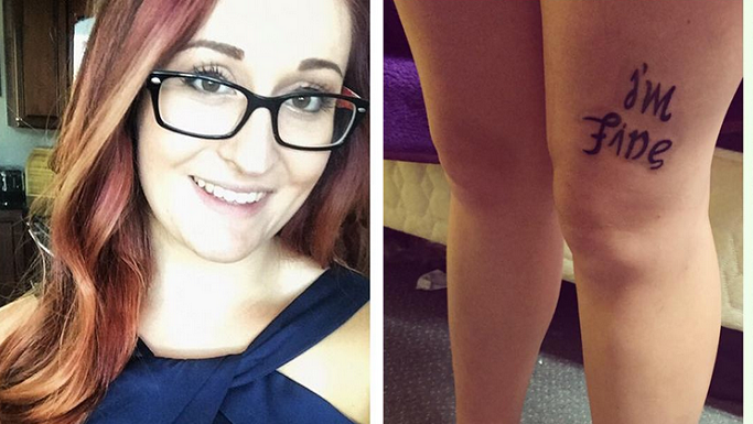 Acest tatuaj pare banal, dar dacă te uiţi de aproape vei vedea mesajul ascuns. FOTO