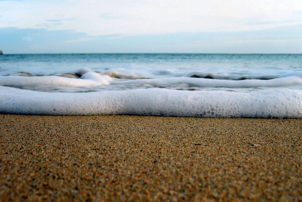 Mergea pe plajă și a călcat pe ceva moale. Apoi nisipul a început să se miște. A dat să fugă, dar...