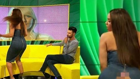 Moment penibil la TV! A vrut să seducă publicul cu un dans, dar fermoarul a cedat. Ce a urmat, IREAL