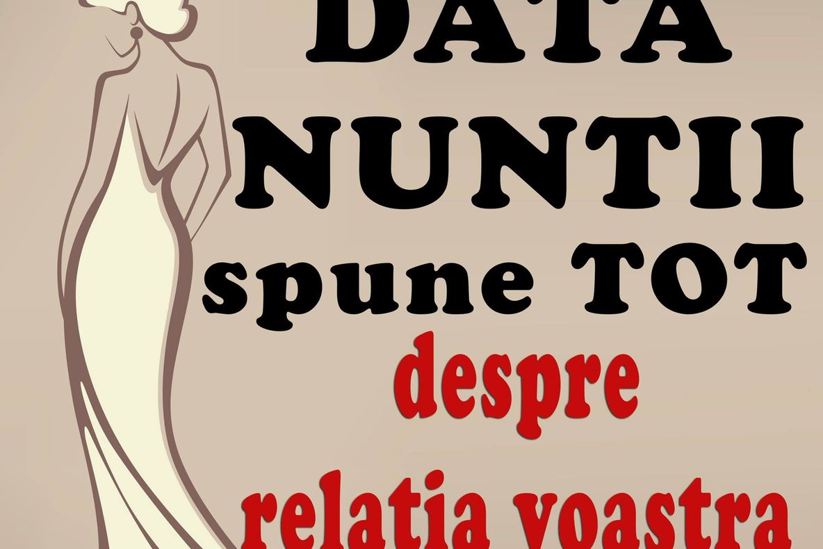 Spune-mi pe ce dată te-ai căsătorit ca să afli dacă vei avea o viaţă fericită alături de partener!