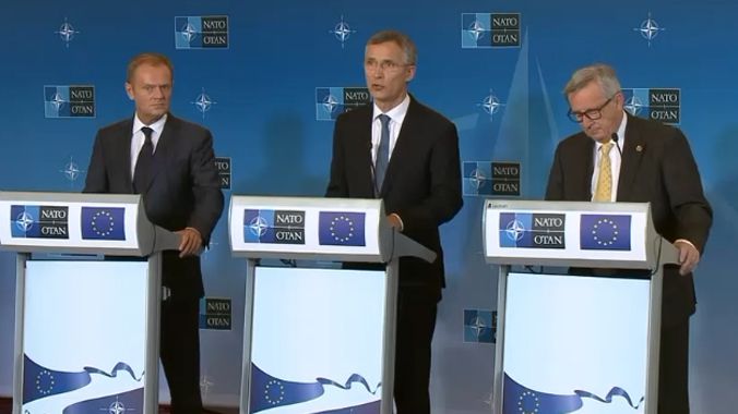 UE și NATO, acord pentru cooperare în domeniul războiului hibrid