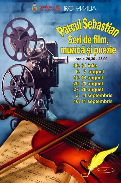 Lăsați apartamentele devenite cuptoare și veniți la film, în Parcul Sebastian!