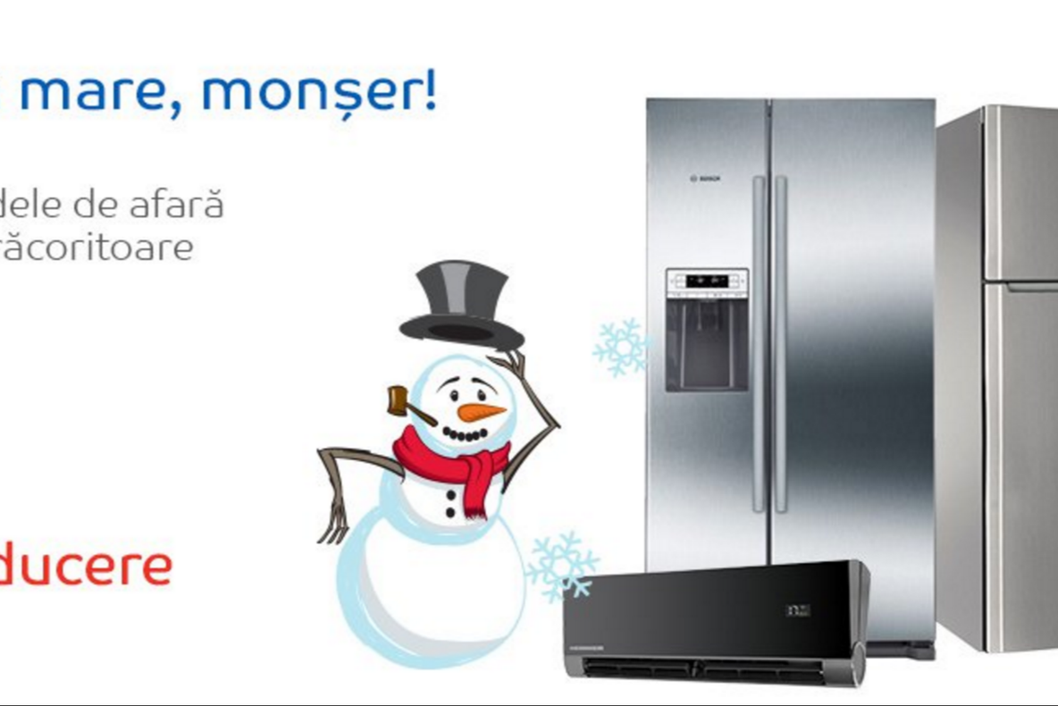 eMAG – Promotie foarte mare la frigidere si aparate de aer conditionat