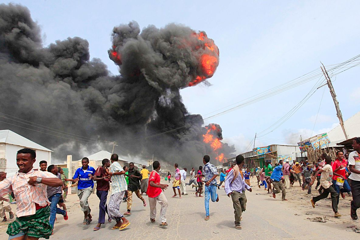 Atac cu maşină-capcană, în Departamentul pentru Investigaţii Criminale din capitala Somaliei