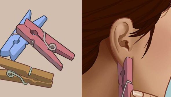 Efect incredibil! Ce ţi se întâmplă dacă agăţi un cârlig de rufe de lobul urechii