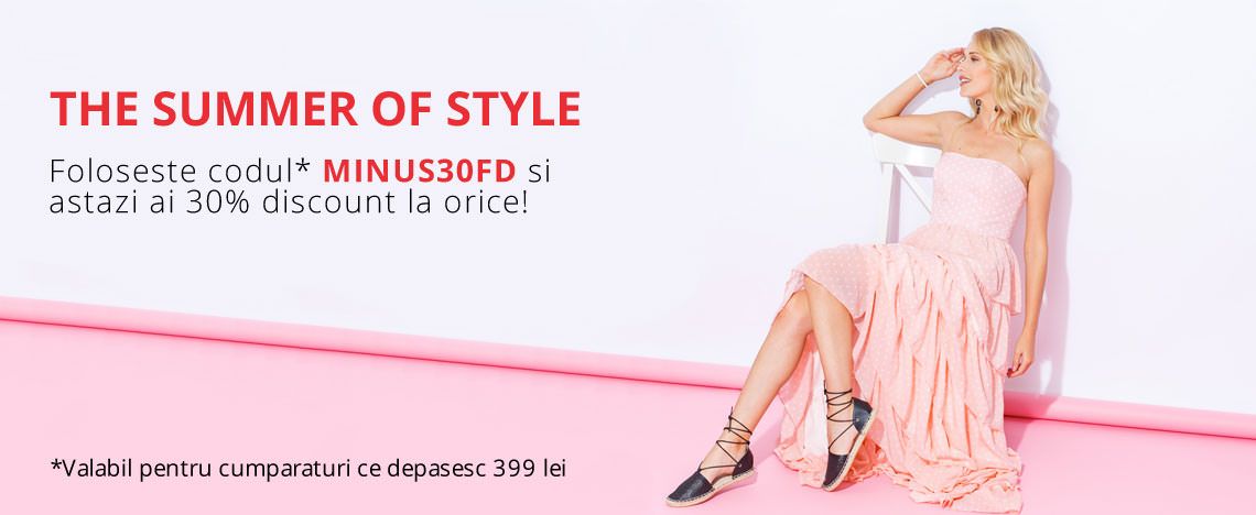 Fashion Days – 30% reducere pentru rochiile sexy de vara. Vezi modelele disponibile