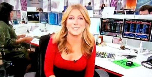 O prezentatoare TV a fost prinsă într-un moment PENIBIL, în direct.Şi-a ridicat fusta, s-a văzut TOT