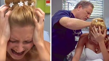 În ziua nunţii, mireasa a început să urle! Un doctor s-a uitat la ceafa ei... ŞOC! A fost prea mult!