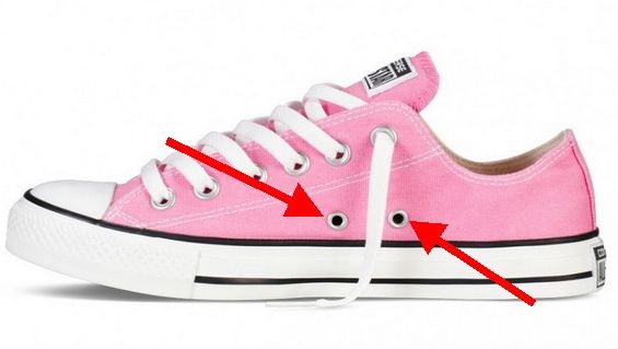 Cu siguranţă nu ştiai asta: Ce întrebuinţare au aceste două găuri de pe tenişii tăi?