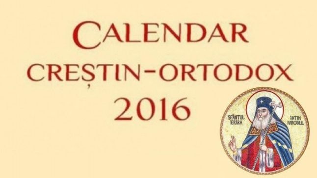 Sărbătoare, astăzi, pentru creştin-ortodocşi. Mari sfinţi sunt pomeniţi în calendar 