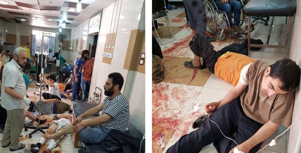 Spitalele din Alep, bombardate de forțele siriene și ruse. "Este mai rău decât într-un abator"