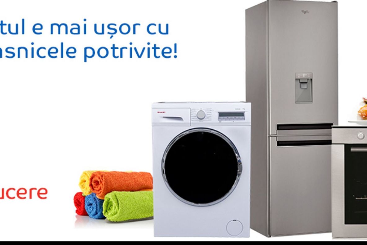 eMAG – Electrocasnicele au reduceri de 35%. Iata cele mai bune oferte