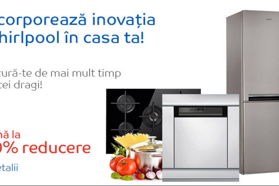eMAG - Promotie mare pentru electrocasnicele Whirlpool