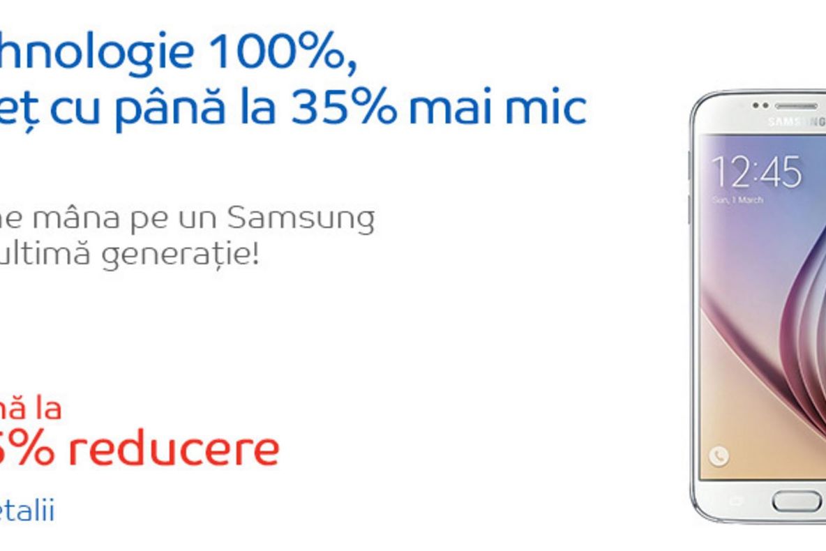 eMAG – Telefoanele Samsung au reduceri pana la 35%