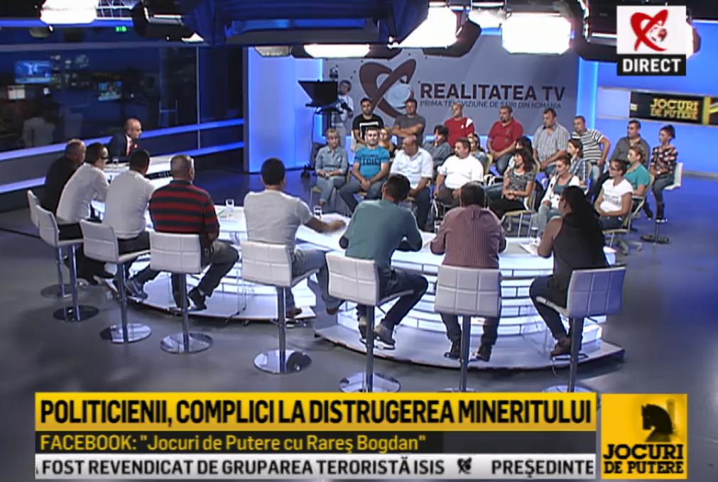50 de mineri, în direct la "Jocuri de Putere": Guvernul urmăreşte închiderea minei de uraniu