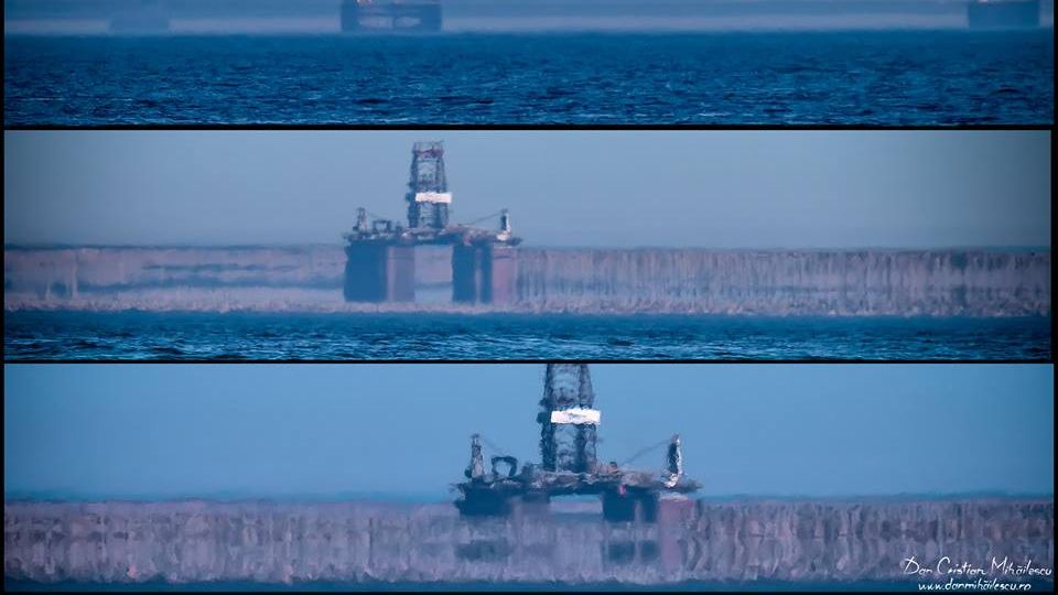 Fenomen rar, surprins astăzi la orizontul Mării Negre