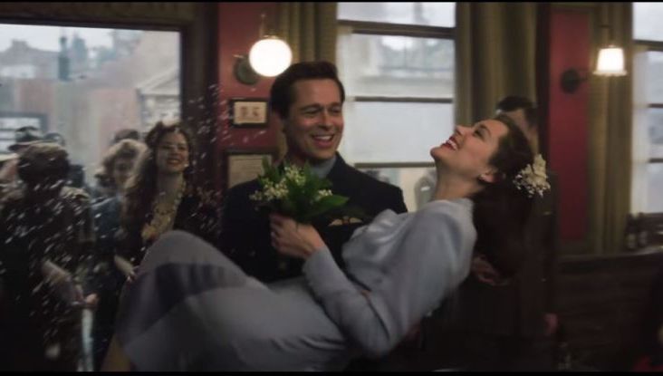 Brad Pitt şi Marion Cotillard, împreună. Scene fierbinţi în noul trailer al filmului "Allied"