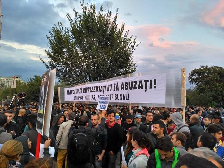 Cazul Gigină. Cel mai EMOŢIONANT moment de la PROTESTUL din faţa Senatului