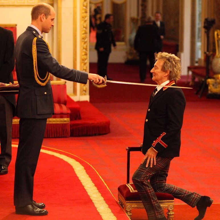 Fotografia zilei - Rod Stewart, uns Sir de prinţul William