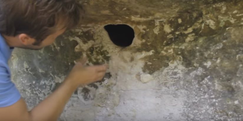 A văzut o gaură într-o stâncă. A băgat mâna acolo. A regretat. Ce a ieşit i-a pus viaţa în pericol