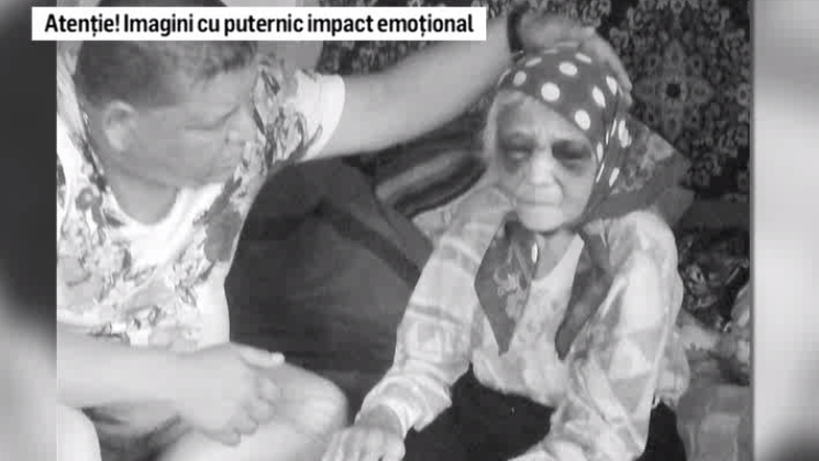 Imagini şocante: Bătrână de 90 ani, bătută crunt de fiica sa. Poliţia a dechis o anchetă