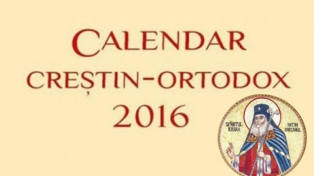 Sărbătoare, astăzi, pentru creştin-ortodocşi. Mari sfinţi sunt pomeniţi în calendar 