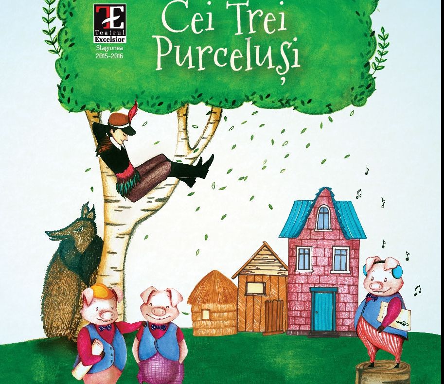 Teatrul EXCELSIOR deschide stagiunea cu spectacolul pentru copii ,,Cei trei purceluși''